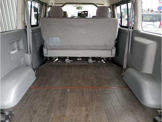 レジアスエースバン ロングワイドスーパーGL 後付け改造スロープ 車いすスロープ 車いす1名+2名(3ナンバー仕様) 車いす1名+5名(8ナンバー仕様) キーレス 禁煙車 車検2年付 修復歴無し(43枚目)