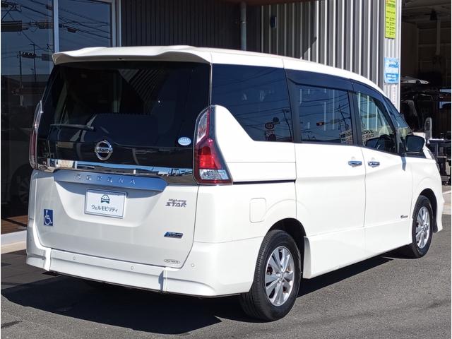 セレナ ハイウェイスター チェアキャブ スロープ 車いす1名セカンド仕様 S-ハイブリッド車 車検2年付 福祉装置点検済 車いす1名+6名乗車 リモコン式電動ウィンチ 両側パワスラ エマージェンシーブレーキ ETC 全国対応1年保証付き 修復歴無し(5枚目)