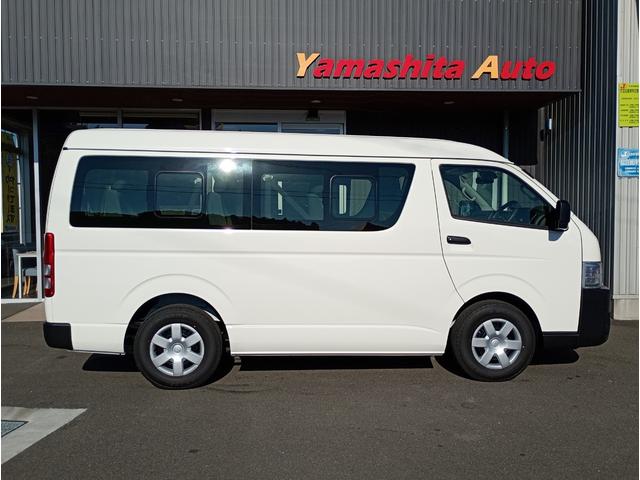 ハイエースワゴン ＤＸ　ウェルキャブ車ウェルジョイン　車検令和１０年１１月　登録済未使用車　送迎者　トヨタセーフティセンス　電動格納ミラー　全国対応１年保証付き　修復歴無し（4枚目）