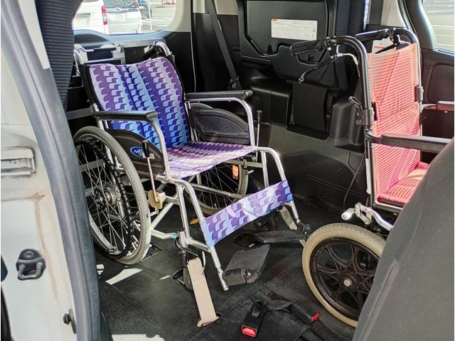 ノア Ｘ　車いす仕様車　スロープタイプ　タイプ１　車いす２脚仕様　車検２年付　福祉装置点検済　後退防止装置　車いす２名＋３名乗車　車いす１名＋６　純正ナビ　バックカメラ　左側パワースライドドア　ＥＴＣ　トヨタセーフティセンス　全国対応１年保証付　修復歴無し　福祉車両（48枚目）