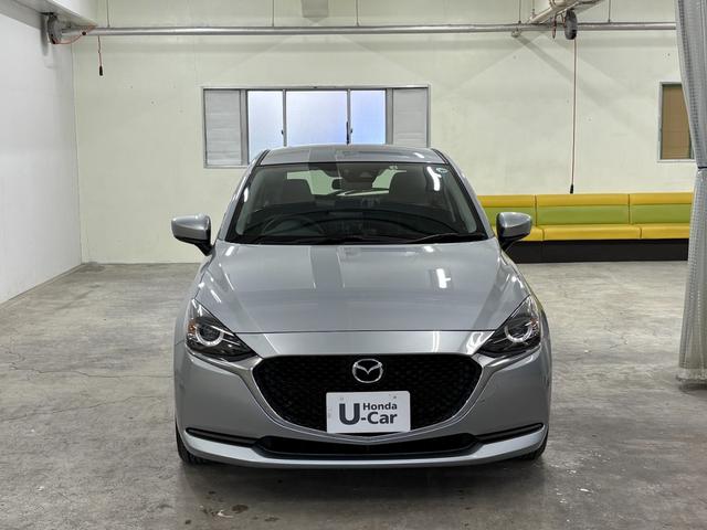 ＭＡＺＤＡ２ １５Ｃ　後付ナビワンセグＢカメラＥＴＣＬＥＤ　スマートシティブレーキサポート　マニュアルエアコン　ＥＴＣ車載器　横滑り防止装置　バックモニター　ＬＥＤヘッドライト　アイドリング　助手席エアバッグ　キーレス（5枚目）