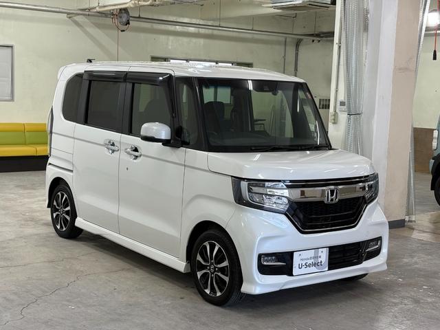 N-BOXカスタム G・Lホンダセンシング ナビBカメラETCLEDAW 助手席エアバッグ キーレス シートH アイドリングST スマ-トキ- リアカメラ 前車追従機能 サイドエアバッグ LEDヘッドライト USB パワーステアリング VSA(6枚目)