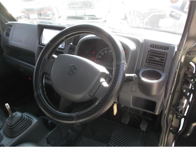 スーパーキャリイ 　Ｘ　４ＷＤ　衝突被害軽減システム　キーレス　エアコン　パワステ　パワーウィンド　デュアルカメラブレーキサポート　作業灯　ＬＥＤヘッドライト　ＬＥＤフォグランプ　社外アルミ（15枚目）