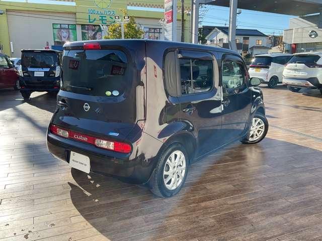 キューブ 1.5 15X インディゴ +プラズマ バックカメラ 社外アルミホイール ETC エコモード WSRS スマキー ドライブレコーダー フルオートエアコン パワーステアリング バックモニター パワーウィンドウ ETC ABS アルミホイール キーレスキー ワンセグTV メモリーナビ(2枚目)