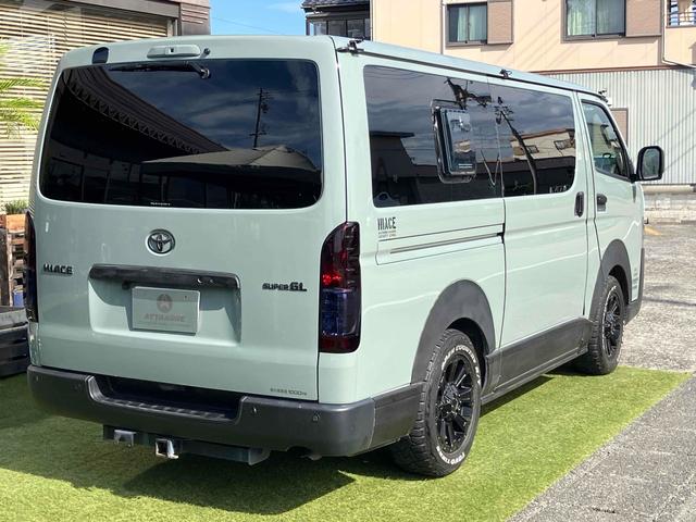 ハイエースバン SーGL4WD キャンプ仕様 デジタルミラー 走行充電 ETC バックカメラ ナビTV 社外クルーズコントロール ブレーキアシスト 両側電動ドア ヒッチメンバー 走行充電システム ベンチレータ 内装ダークプライム仕様 ベットキット 寒冷地仕様 ドラレコ(14枚目)