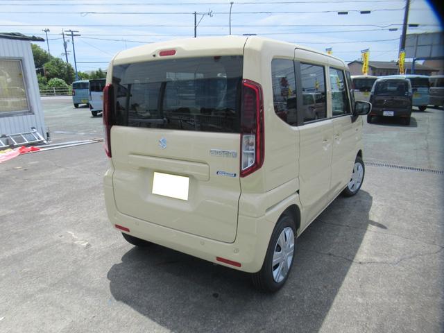 スペーシア ハイブリッドG 届出済未使用車 オートLEDライト オートハイビーム 前後ブレーキアシスト 両側スライドドア フットパーキング 先行車&青信号対応発進お知らせ機能 ヒルホールドコントロール オーディオレス(2枚目)