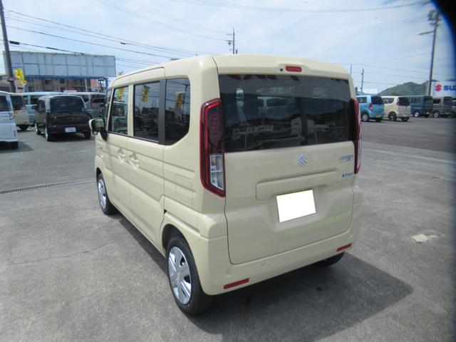 スペーシア ハイブリッドG 届出済未使用車 オートLEDライト オートハイビーム 前後ブレーキアシスト 両側スライドドア フットパーキング 先行車&青信号対応発進お知らせ機能 ヒルホールドコントロール オーディオレス(19枚目)