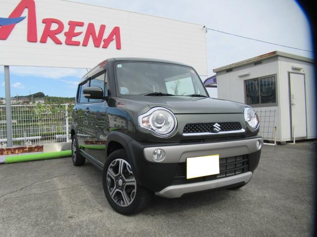 ハスラー X 後期型 純正7インチナビ ワンセグTV CD再生 6スピーカー オートHIDライト デュアルカメラブレーキサポート 左右席シートヒーター アイドリングストップ 純正15インチアルミ ワンオーナー(3枚目)