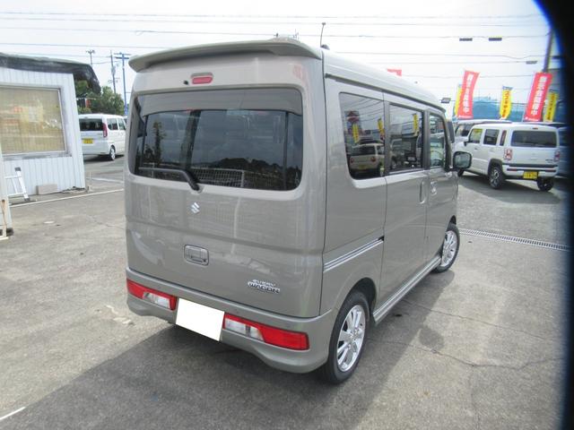 エブリイワゴン ＰＺターボ　届出済未使用車　ハイルーフ　ターボ　片側電動スライド　６スピーカー　前後ブレーキアシスト　シートヒーター　オートＬＥＤライト　アイドリングストップ　ハンドルリモコン　ＵＳＢ充電ソケット　純正アルミ（2枚目）