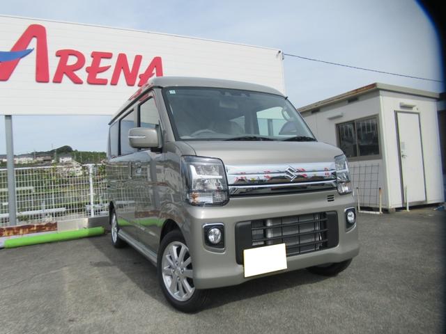 エブリイワゴン ＰＺターボ　届出済未使用車　ハイルーフ　ターボ　片側電動スライド　６スピーカー　前後ブレーキアシスト　シートヒーター　オートＬＥＤライト　アイドリングストップ　ハンドルリモコン　ＵＳＢ充電ソケット　純正アルミ（29枚目）