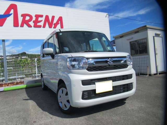 スペーシア ハイブリッドX 届出済未使用車 純正9インチ全方位バックカメラ付ナビ Bluetooth フルセグTV 両側電動スライド 後席用サーキュレーター 左右席シートヒーター 前後ブレーキサポート オートLEDライト(37枚目)