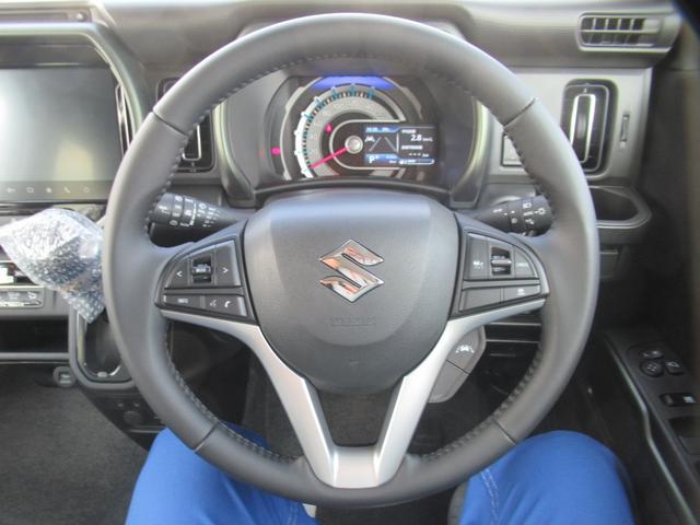 ハスラー タフワイルド　届出済未使用車　純正９インチ全方位バックカメラ付ナビ　Ｂｌｕｅｔｏｏｔｈ　ＤＶＤ再生　フルセグＴＶ　全方位バックカメラ　後席用テーブル　アダプティブクルコン　デュアルカメラブレーキサポート前後対応（16枚目）