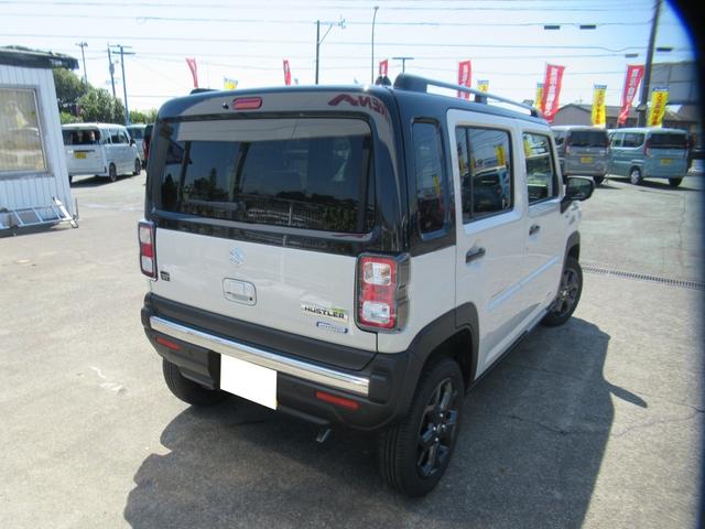 ハスラー タフワイルド　届出済未使用車　純正９インチ全方位バックカメラ付ナビ　Ｂｌｕｅｔｏｏｔｈ　ＤＶＤ再生　フルセグＴＶ　全方位バックカメラ　後席用テーブル　アダプティブクルコン　デュアルカメラブレーキサポート前後対応（34枚目）