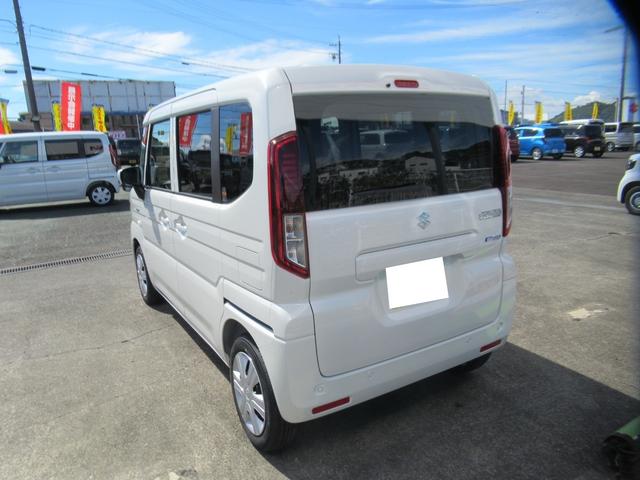 スペーシア ハイブリッドG 届出済未使用車 オートLEDライト オートハイビーム 前後ブレーキアシスト 両側スライドドア フットパーキング 先行車&青信号対応発進お知らせ機能 ヒルホールドコントロール オーディオレス(19枚目)