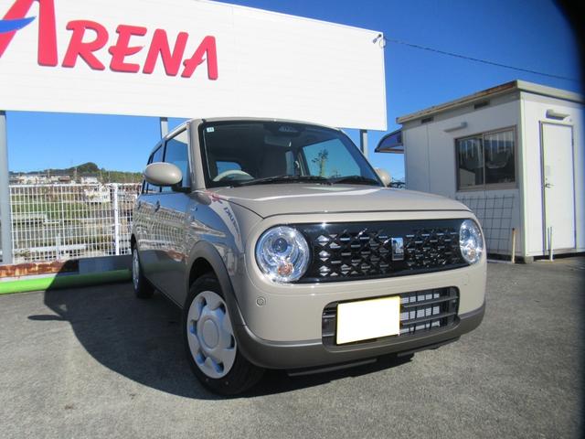 アルトラパン ハイブリッドＬ　新型６型　届出済未使用車　フロントドアガラス９９％ＵＶカット　ハンドルリモコン　オートＬＥＤライト　リモート格納サイドミラー　ＵＳＢ充電ソケット　前後ブレーキアシスト　シートヒーター　オーディオレス（27枚目）