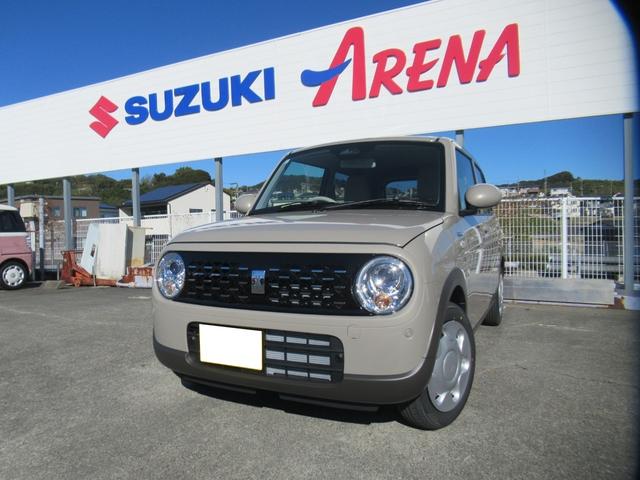 アルトラパン ハイブリッドＬ　新型６型　届出済未使用車　フロントドアガラス９９％ＵＶカット　ハンドルリモコン　オートＬＥＤライト　リモート格納サイドミラー　ＵＳＢ充電ソケット　前後ブレーキアシスト　シートヒーター　オーディオレス（28枚目）