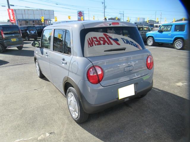 アルトラパン ハイブリッドL 新型6型 届出済未使用車 フロントドアガラス99%UVカット ハンドルリモコン オートLEDライト リモート格納サイドミラー USB充電ソケット 前後ブレーキアシスト シートヒーター オーディオレス(24枚目)