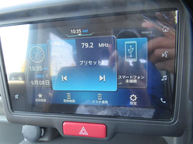 エブリイ PC 届出済未使用車 4WD車 純正バックカメラ付ディスプレイオーディオ Bluetooth再生 USB再生 アップルカープレイ 前後ブレーキサポート オートLEDライト シートヒーター ハイビームアシスト(4枚目)