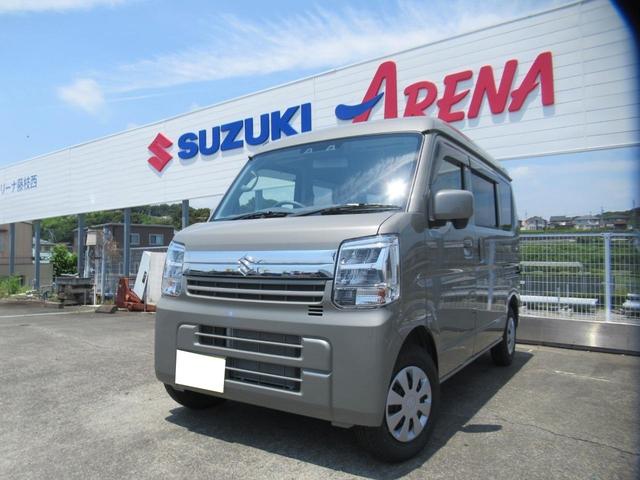 エブリイ ジョイン　届出済未使用車　純正バックカメラ付ディスプレイオーディオ　Ｂｌｕｅｔｏｏｔｈ再生　ＵＳＢ再生　アップルカープレイ　キーレスプッシュ式　前後ブレーキサポート　オートＬＥＤ　シートヒーター　分割シート（32枚目）