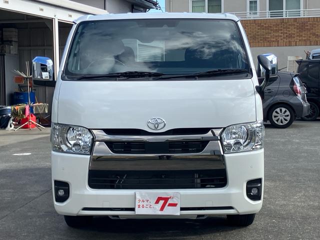 ハイエースバン スーパーGL ダークプライムII カロッエリアナビ 地デジ 全方位カメラ ETC クリムゾン16インチAW LEDヘッドライト スマートキー プッシュスタート 2000cc ガソリン車(2枚目)