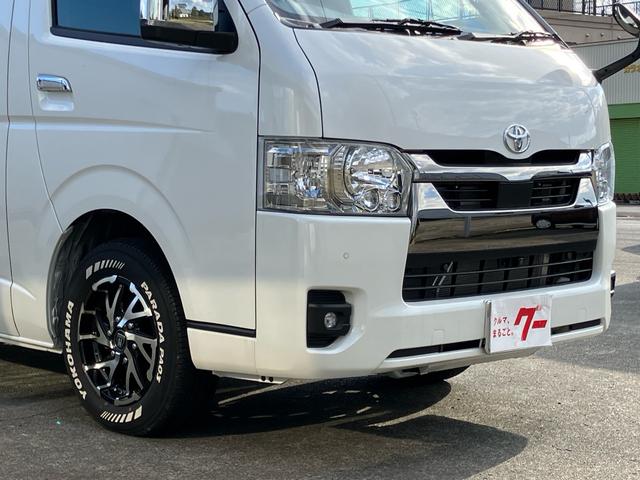 ハイエースバン スーパーGL ダークプライムII カロッエリアナビ 地デジ 全方位カメラ ETC クリムゾン16インチAW LEDヘッドライト スマートキー プッシュスタート 2000cc ガソリン車(5枚目)