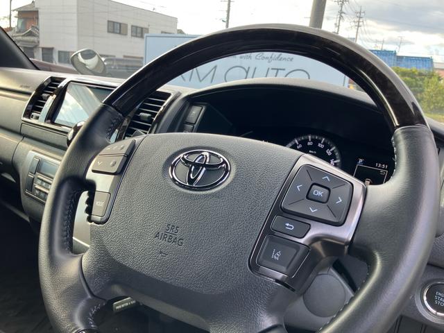 ハイエースバン スーパーGL ダークプライムII カロッエリアナビ 地デジ 全方位カメラ ETC クリムゾン16インチAW LEDヘッドライト スマートキー プッシュスタート 2000cc ガソリン車(28枚目)