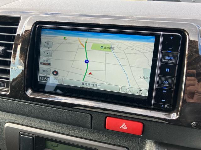 ハイエースバン スーパーGL ダークプライムII カロッエリアナビ 地デジ 全方位カメラ ETC クリムゾン16インチAW LEDヘッドライト スマートキー プッシュスタート 2000cc ガソリン車(32枚目)