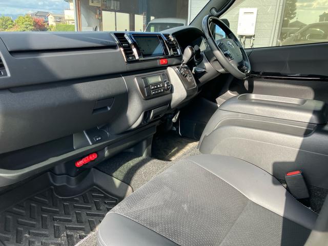 ハイエースバン スーパーGL ダークプライムII カロッエリアナビ 地デジ 全方位カメラ ETC クリムゾン16インチAW LEDヘッドライト スマートキー プッシュスタート 2000cc ガソリン車(44枚目)