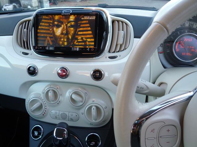 ５００ ツインエア　ポップ　後期モデル　ＤＲＬ　ＢＴオーディオ　５００Ｓ用１５インチＡＷ　カロッツエリア地デジナビ　デュアロジックメンテ済み（12枚目）