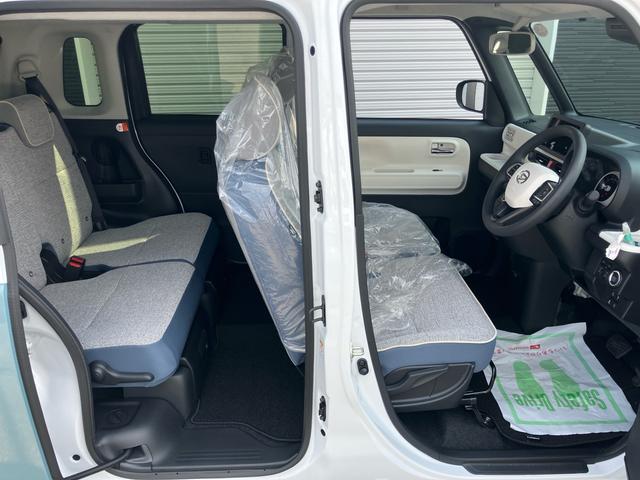 ムーヴキャンバス ストライプスＧターボ　届出済未使用車　衝突被害軽減ブレーキ　両側パワースライドドア　スマートキー　プッシュスタート　ＬＥＤヘッドライト　シートヒーター（24枚目）