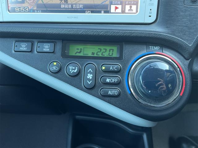 アクア Ｓ　ＥＴＣ　バックカメラ　ナビ　ＴＶ　キーレスエントリー　アイドリングストップ　電動格納ミラー　ＣＶＴ　衝突安全ボディ　ＡＢＳ　ＥＳＣ　Ｂｌｕｅｔｏｏｔｈ　エアコン　パワーステアリング　パワーウィンドウ（6枚目）