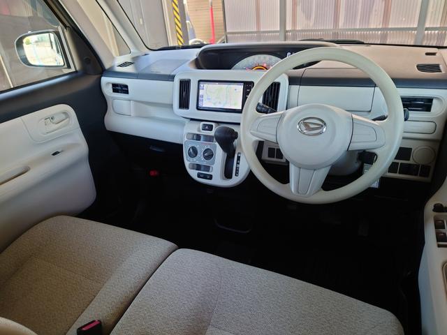 ムーヴキャンバス Ｌ　ワンオーナー　ナビ　テレビ　Ｂｌｕｅｔｏｏｔｈ　ＤＶＤビデオ再生可　禁煙車　両側スライドドア　アイドリングストップ　ベンチシート　キーレス　セキュリティアラーム　記録簿　スペアキーあり（4枚目）
