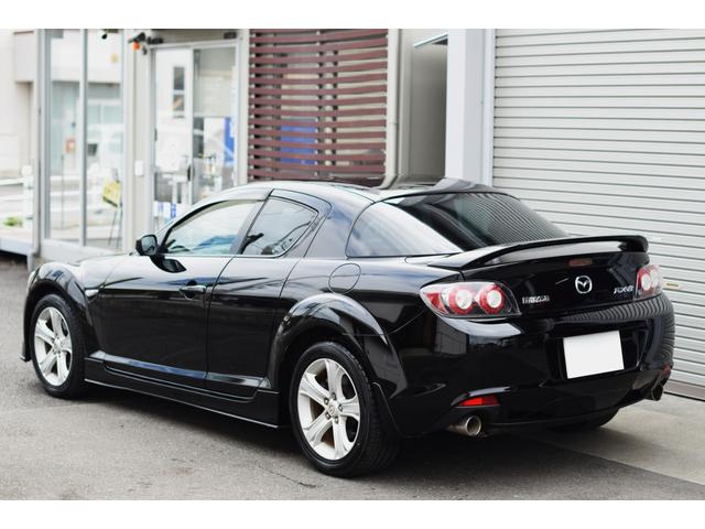 ＲＸ－８ ベースグレード　ナビ　テレビ　Ｂｌｕｅｔｏｏｔｈ　スピリットＲ用純正フロントバンパー＆スポイラー　スピリットＲ用純正サイドスポイラー＆リアスポイラー　ＥＴＣ　アルミホイール　禁煙車　アドバンストキー　ＢＯＳＥサウンド（3枚目）