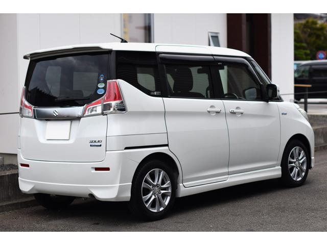 ソリオ ハイブリッドＭＺ　ブレーキサポート　禁煙車　ナビ　テレビ　両側パワースライドドア　Ｂｌｕｅｔｏｏｔｈ　ＥＴＣ　衝突被害軽減システム　誤発進抑制　車線逸脱抑制　ふらつき警報　先行車発進お知らせ　シートヒーター（9枚目）