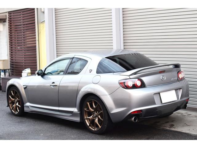 ＲＸ－８ スピリットＲ　ナビ　テレビ　Ｂｌｕｅｔｏｏｔｈ　ＥＴＣ　禁煙車　純正ＢＢＳブロンズホイール　純正赤／黒レカロシート　レッドブレーキキャリパー　ブラック加飾付きＨＩＤヘッドライト　純正ビルシュタインダンパー　記録簿（3枚目）