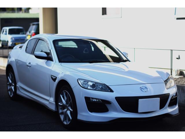 ＲＸ－８ タイプＧ　ナビＴＶ　ＥＴＣ　バックカメラ　ＳＰＩＲＩＴ　Ｒ用フロントバンパー・フロントスポイラー・サイドスポイラー　リヤスポイラー　禁煙車　オートライト　オートワイパー　オートエアコン　１８インチアルミホイール（5枚目）