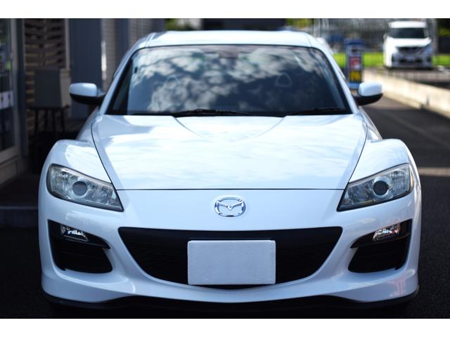 ＲＸ－８ タイプＧ　ナビＴＶ　ＥＴＣ　バックカメラ　ＳＰＩＲＩＴ　Ｒ用フロントバンパー・フロントスポイラー・サイドスポイラー　リヤスポイラー　禁煙車　オートライト　オートワイパー　オートエアコン　１８インチアルミホイール（7枚目）