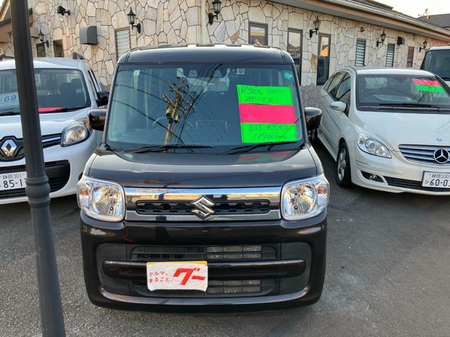 スペーシア ハイブリッドX 床部冠水歴有り 修復歴なし ナビ TV レーダーブレーキ 両側電動スライドドア 走行1.2万キロ 車検8年3月(2枚目)