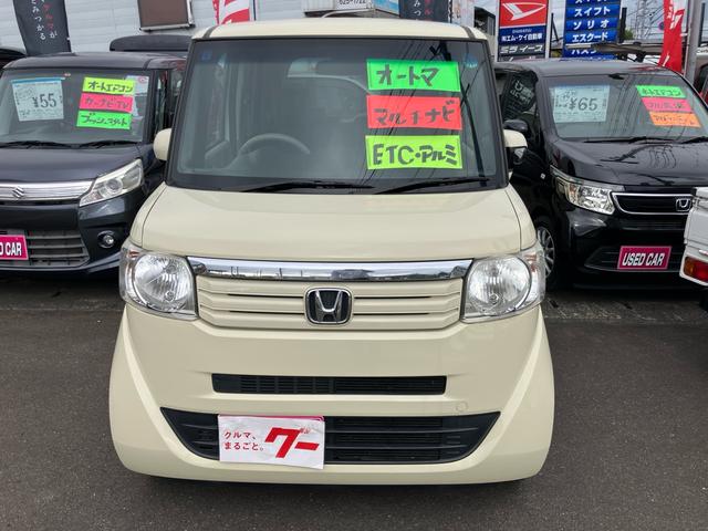 Ｎ－ＢＯＸ Ｇ・Ｌパッケージ　ナビ　左パワースライドドア　スマートキー　プッシュスタート　アルミホイール　レザー調シートカバー　オートエアコン　ベンチシート（2枚目）