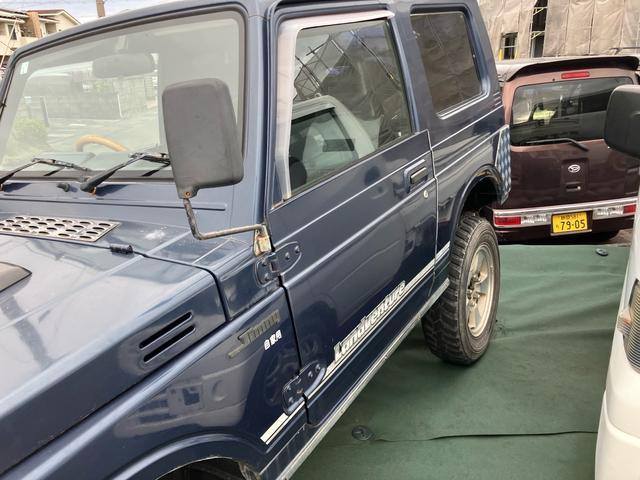 ジムニー  リフトアップ アルミホイール オートマ 社外ステアリング シート マフラー バンパー(6枚目)