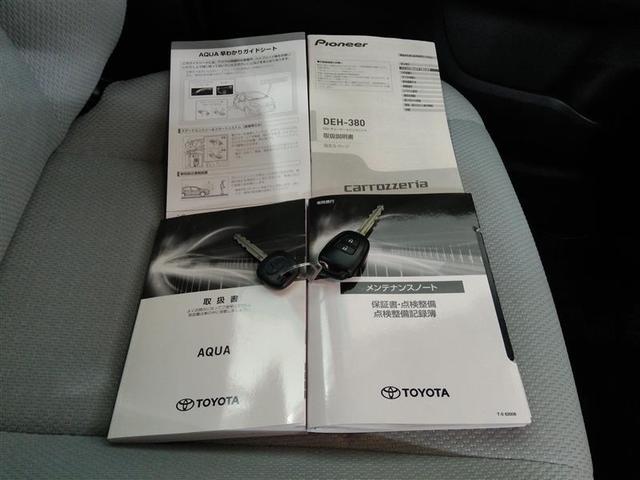 アクア Ｌ　ハイブリッド　ワンオーナー　横滑り防止機能　ＡＢＳ　エアバッグ　盗難防止装置　ＥＴＣ　ドラレコ　ＣＤ　キーレス　フル装備　オートマ（28枚目）