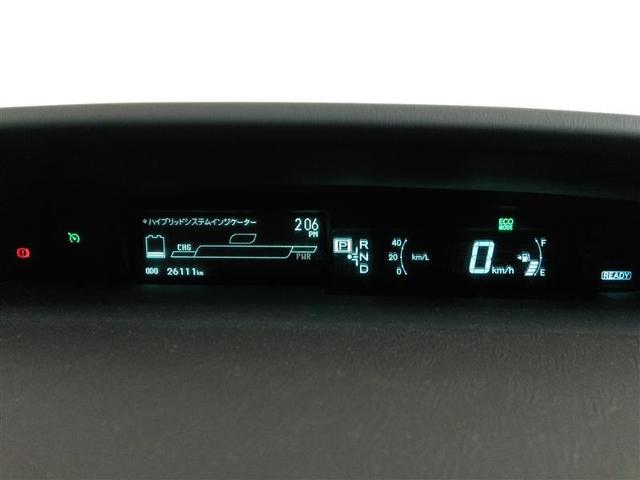 プリウス Ｇツーリングセレクション　ハイブリッド　ワンオーナー　安全装備　横滑り防止機能　ＡＢＳ　エアバッグ　オートクルーズコントロール　盗難防止装置　ナビ　バックカメラ　ＥＴＣ　ミュージックプレイヤー接続可　ＣＤ　スマートキー（12枚目）