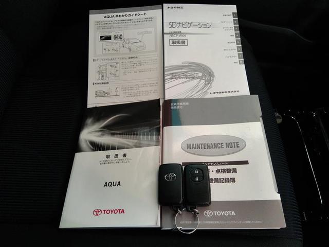 アクア Ｓ　ハイブリッド　ワンオーナー　横滑り防止機能　ＡＢＳ　エアバッグ　盗難防止装置　バックカメラ　ＥＴＣ　ミュージックプレイヤー接続可　ＣＤ　スマートキー　キーレス　フル装備　オートマ（30枚目）