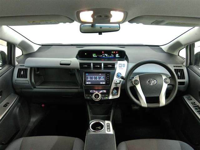 プリウスアルファ Ｓ　ハイブリッド　ワンオーナー　安全装備　横滑り防止機能　ＡＢＳ　エアバッグ　盗難防止装置　バックカメラ　ＥＴＣ　ミュージックプレイヤー接続可　ＣＤ　スマートキー　キーレス　フル装備　アルミホイール（10枚目）