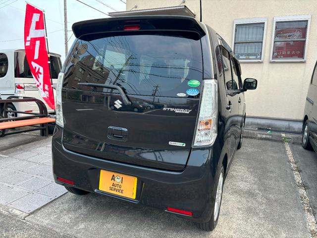 ワゴンＲスティングレー Ｘ　車検　２年　付き　ナビ　ＴＶ　ＥＴＣ　オートライト　ＨＩＤヘッドライト　フォグランプ　革ハンドル　スマートキー（２個）　プッシュスタート　盗難防止システム　１４インチ純正アルミホイール（11枚目）