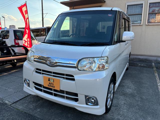 タント Gスペシャル 車検 2年 付き ナビ Bluetooth バックカメラ フルセグTV ETC アイドリングストップ バッテリー新品 左後ろ電動スライドドア フォグランプ スマートキー ドアバイザー フロアマット(3枚目)