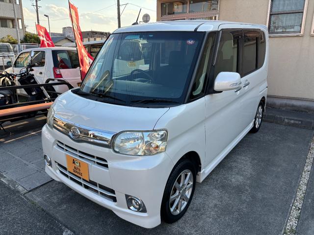 タント Gスペシャル 車検 2年 付き ナビ Bluetooth バックカメラ フルセグTV ETC アイドリングストップ バッテリー新品 左後ろ電動スライドドア フォグランプ スマートキー ドアバイザー フロアマット(4枚目)