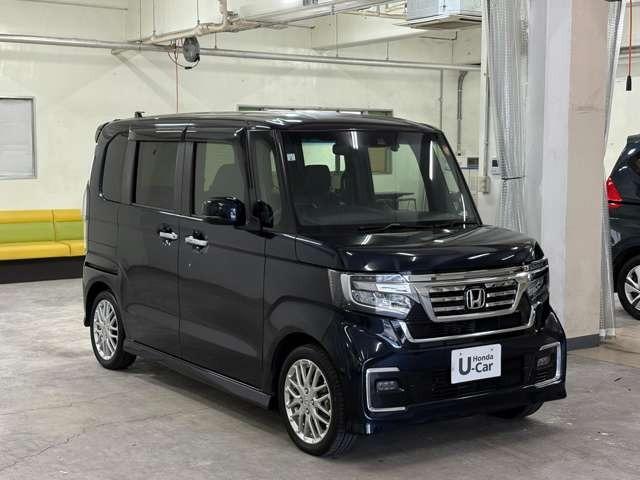 Ｎ－ＢＯＸカスタム Ｌターボ　ナビ　フルセグ　Ｂカメラ　ＥＴＣ　ＬＥＤ　ＡＷ　フロントフォグランプ　両側（電動）スライドドア　スマートキー　ベンチシート　シートヒーター　過給器設定モデル　ＤＶＤ　ＣＤ　ミュージックサーバー（6枚目）