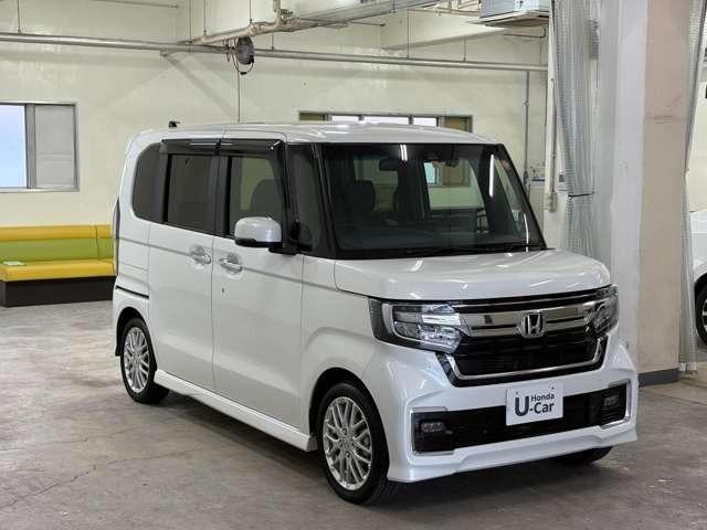 Ｎ－ＢＯＸカスタム Ｌターボ　ナビ　フルセグ　Ｂカメラ　ＥＴＣ　ＬＥＤ　ＡＷ　フロントフォグランプ　両側（電動）スライドドア　スマートキー　ベンチシート　シートヒーター　ＤＶＤ　ＣＤ　ミュージックサーバー　ドライブレコーダー（6枚目）