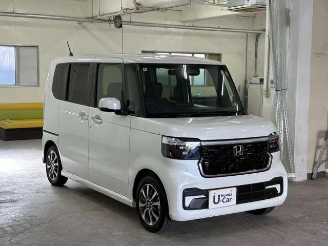 N-BOXカスタム ナビ フルセグ Bカメラ ETC LED AW 両側(電動)スライドドア スマートキー ベンチシート シートヒーター ミュージックプレイヤー接続可 衝突被害軽減ブレーキ レーンキープアシスト(6枚目)